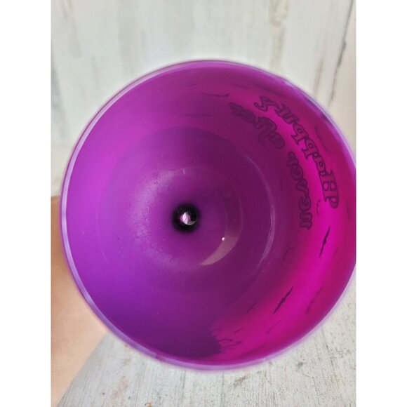 Kirkland vintage happily ever after wine glass Dracula vampire Halloween - Picture 10 of 11